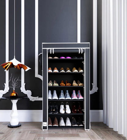Collapsible Wardrobe Cabinet and Shoe Rack